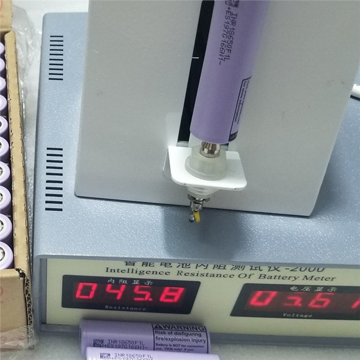 test LG INR18650F1L 18650 F1L 3350mAh 3.7V battery